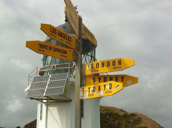 Cape Reinga Signpost