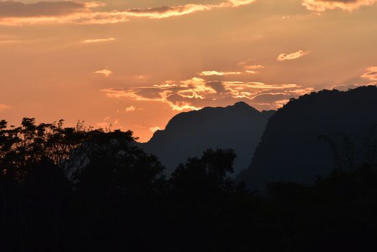 Farben und Berge satt