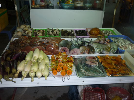 ...danach zur Hauptspeise FISCH in allen Variationen