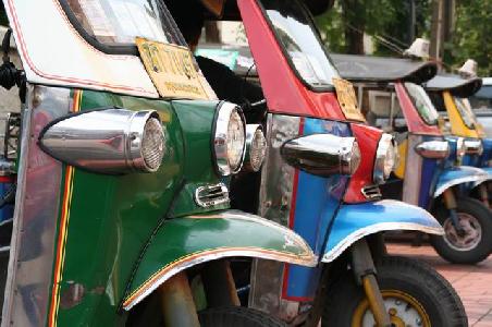 TukTuks in Bangkok, das witzigste alles Fortbewegungsmittel