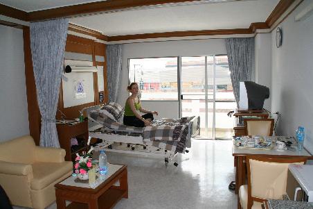 Tinas Riesen-VIP-Zimmer im Chiang Mai Ram Hospital