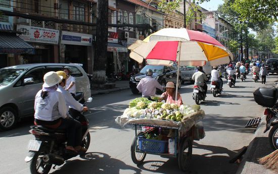 Seitenstrasse in Saigon