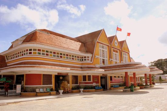 Der Bahnhof von Dalat.