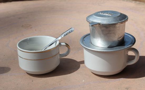 Nach dem vielen laufen, wird es Zeit für ein vietnamesischen Kaffee