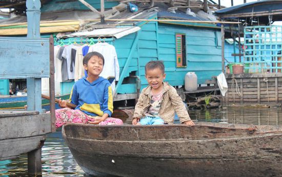 Auch die Kinder haben Ihr Boot