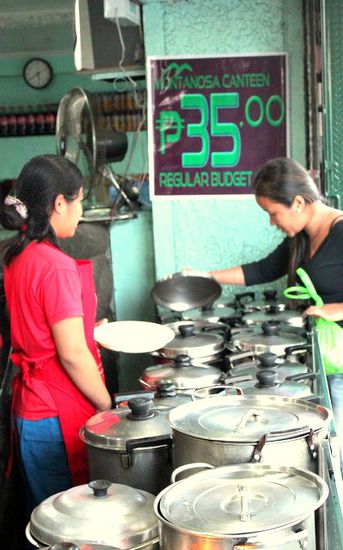 Typische Küche in Baguio. Wer suchet der findet.