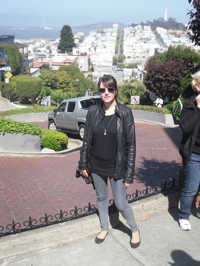 Vor der Lombard Street
