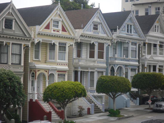 Die Painted Ladies am Alamo Square