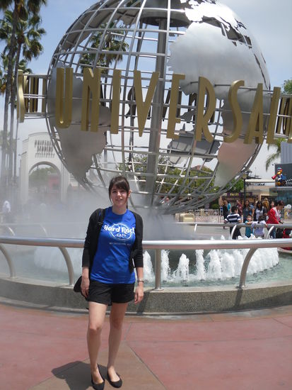 Der Globus am Eingang