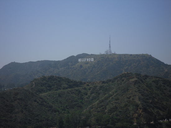 Das Hollywood Sign. Ganz ganz früher stand da mal Hollywoodland