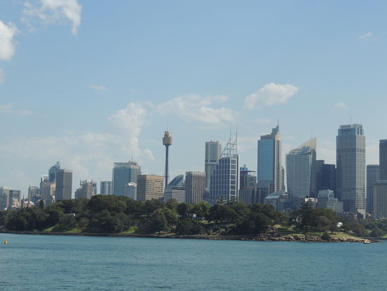 Downtown und Botanischer Garten vom Wasser aus