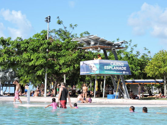 In Autralien gibt es überall Lifeguards
