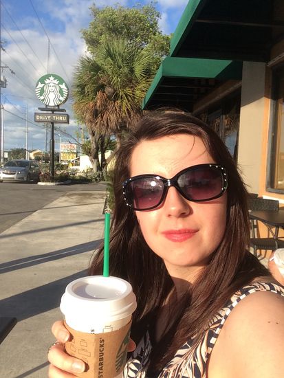 Erster Tag, erster Kaffee und erstes Foto