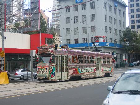 Indische Strassenbahn in Melbourne