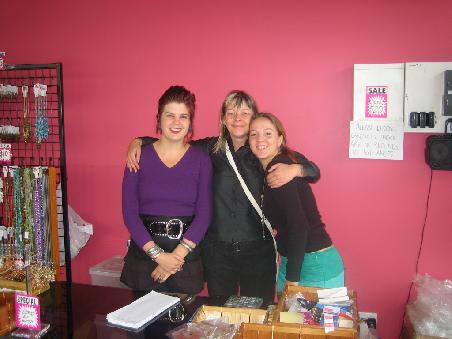 Lia, Jayne und ich