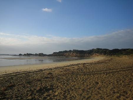 Strand war auch direkt vor der Tuer