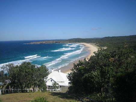 Blick vom Sugar Loaf Light House
