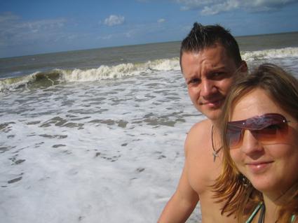 Erster gemeinsamer Strandspaziergang