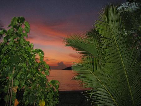 Sonnenaufgang auf Waya Island