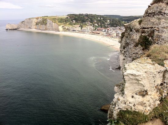 Die Bucht von Etretat