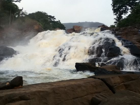 Wasserfall bei Bumbuna