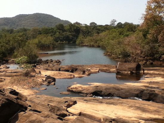 kleiner Wasserfall am River Nr.2