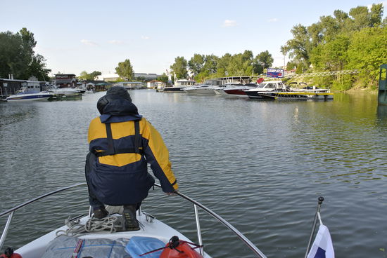 Bratislava - Zufahrt DODO`s Yachtclub