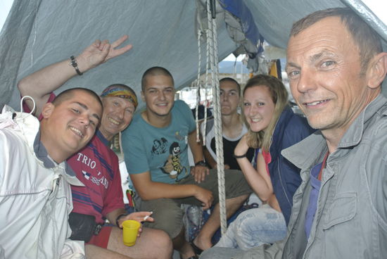 zu Gast bei der bulgarischen Bootscrew