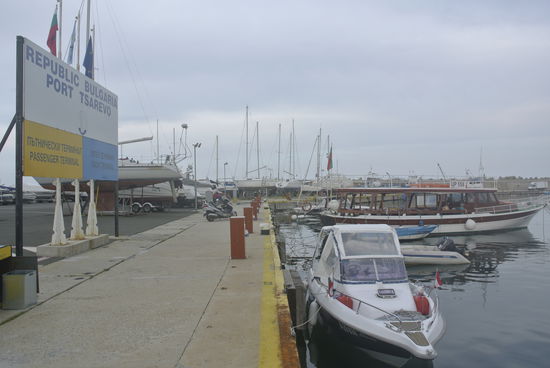 Hafen Tsarevo - wo ich morgen ausklarieren werde