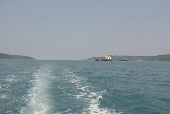 Im Borsporus - Blick zurück