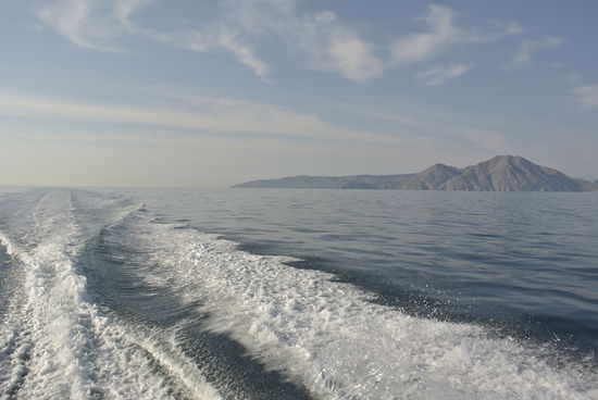 die Türkei liegt hinter mir - an der Insel Gökceada nördlich vorbei