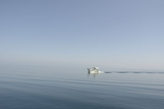 das erste griechische Fischerboot