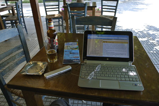 endlich Internet - schreibe meine Berichte nach