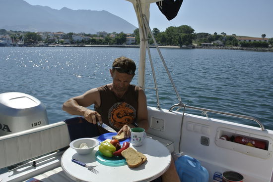 Frühstück in Samothraki