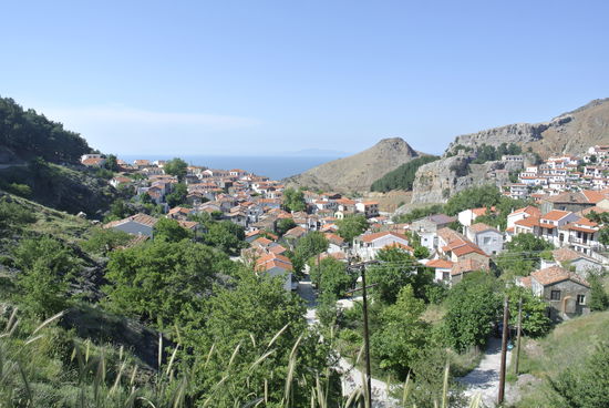 Chora - Hauptort der Insel Samothraki ca 5km im Hinterland