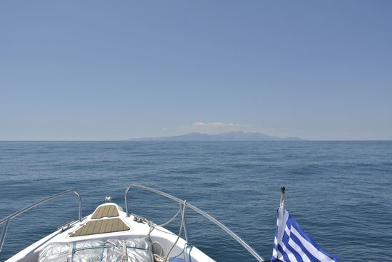 Thassos noch ca 15 Meilen entfernt