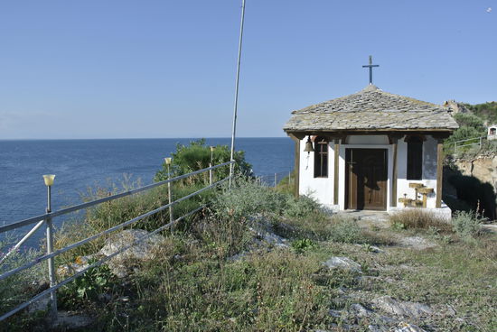 einziges Bauwerk auf der Insel
