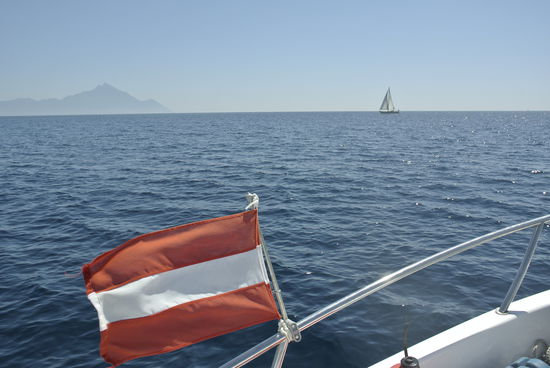 letzter Blick auf den Athos