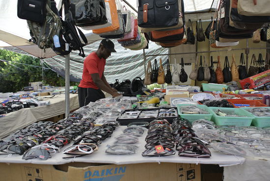 Markt in Neas Marmaras