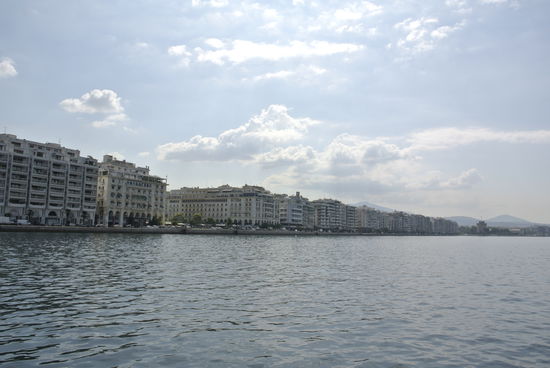 Stadtkai von Thessaloniki - das Hauptziel der ersten Reise ist erreicht