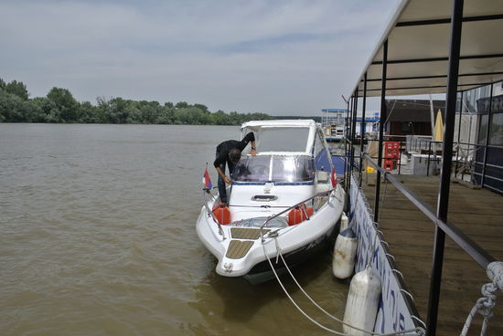 Save-Mündung, Anleger Restaurant VODENICA