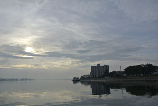 Kladovo im Morgengrauen