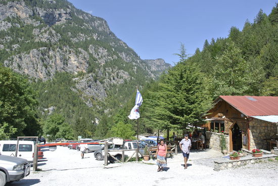 Parkplatz Prionia auf 1100m