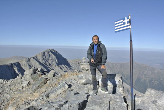 Am Gipfel des Olymp (Mytikas Gipfel mit 2917m)