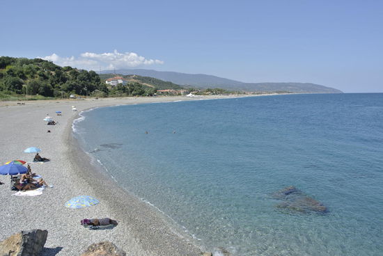 Strand von AGIOKAMPOS