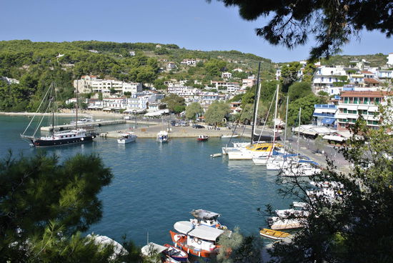 Alonissos, Hafen Patitiri