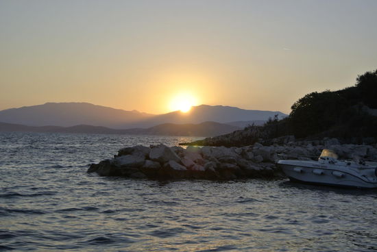 Letzter Sonnenaufgang in Griechenland