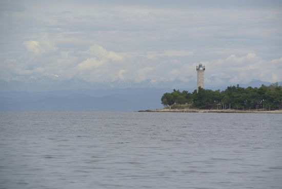 Leuchtturm bei Umag mit Blick Richtung Norden