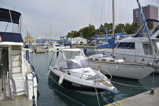 Endpunkt in der MARINA KOPER