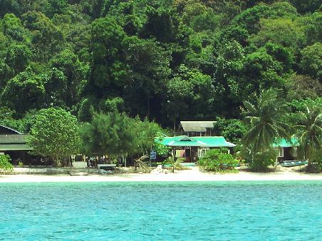 Blick auf Mamas Resort